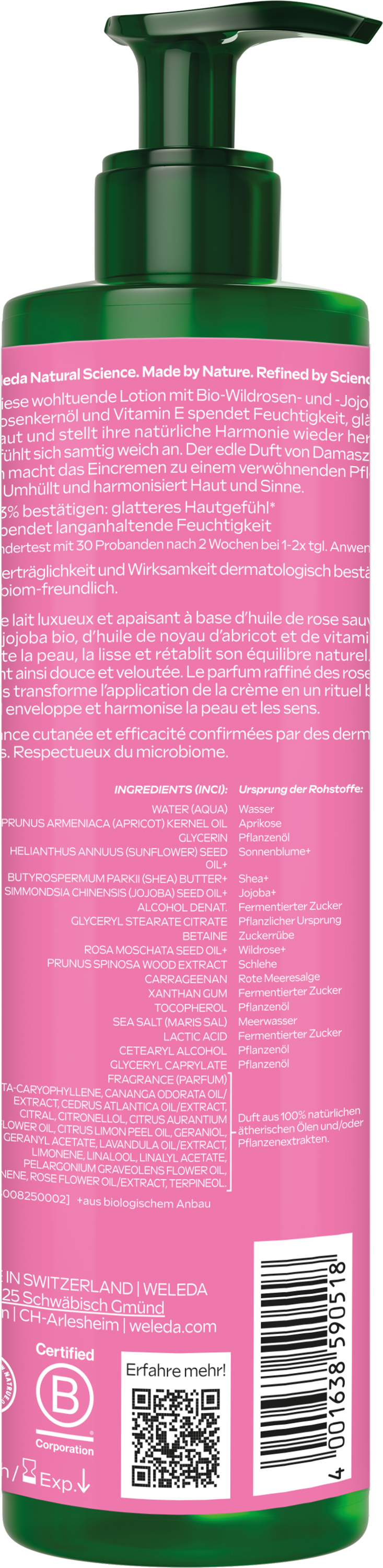 Glättende Bodylotion