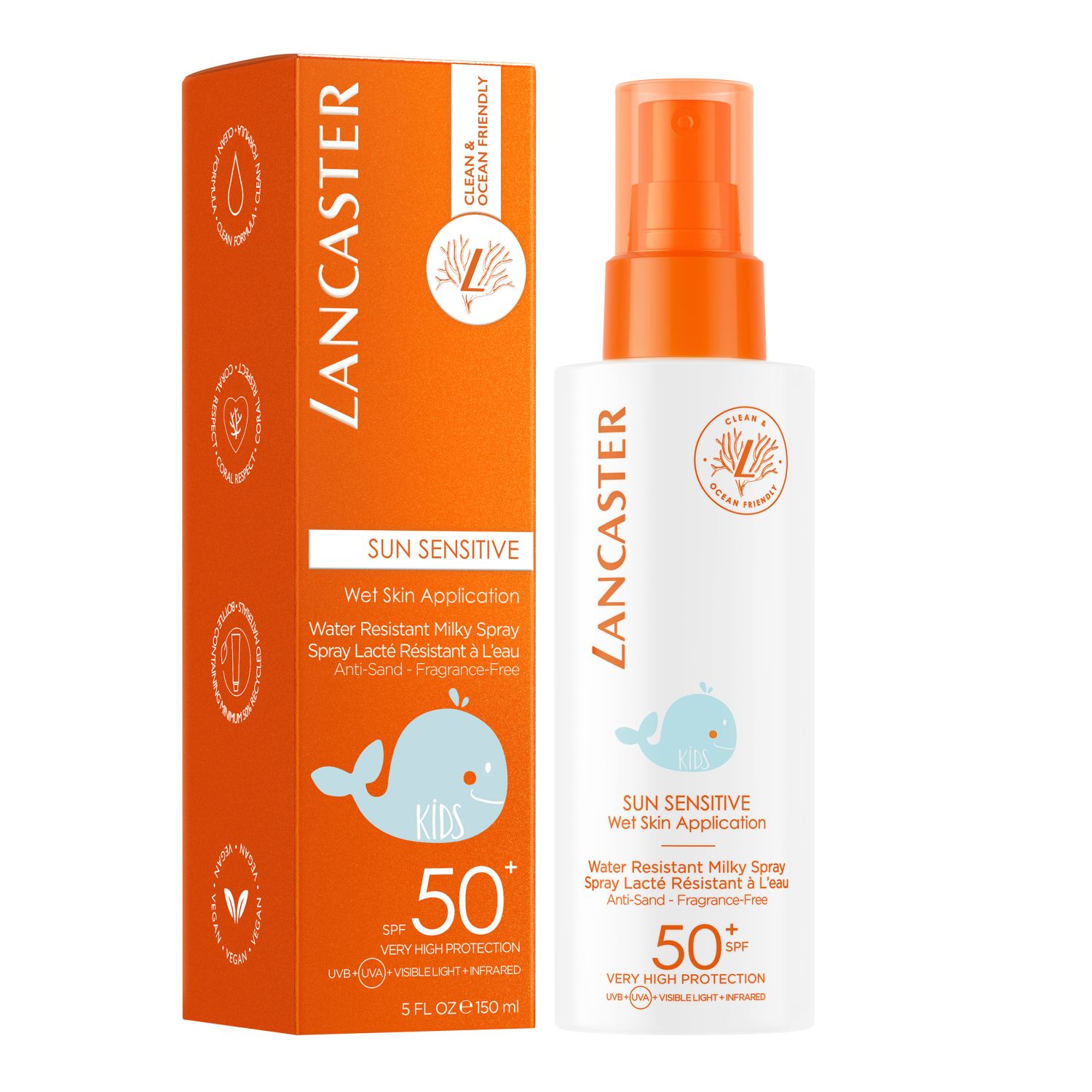 Clean Sun Sensitive Kids Milky Spray SPF 50