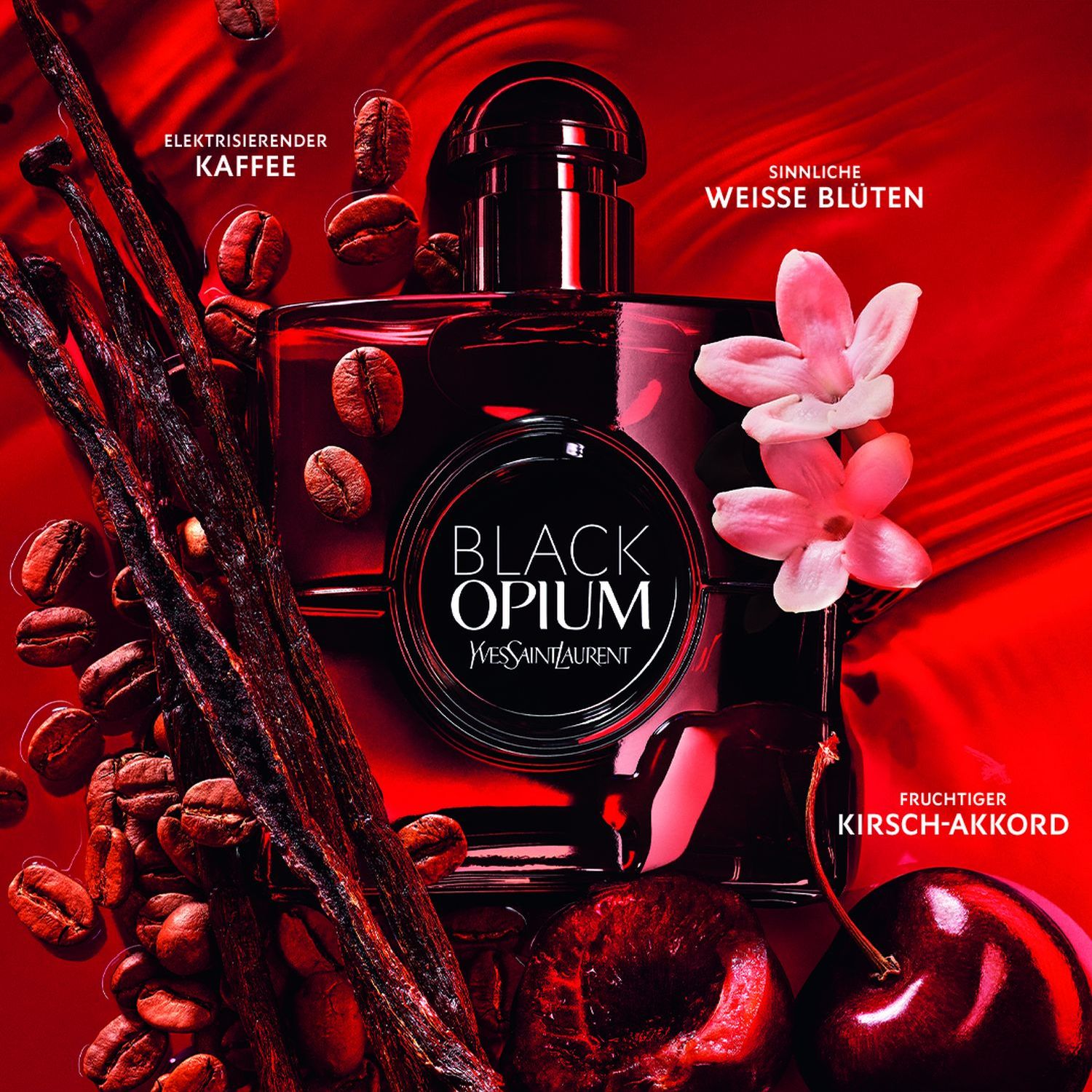 Black Opium Eau de Parfum Over Red