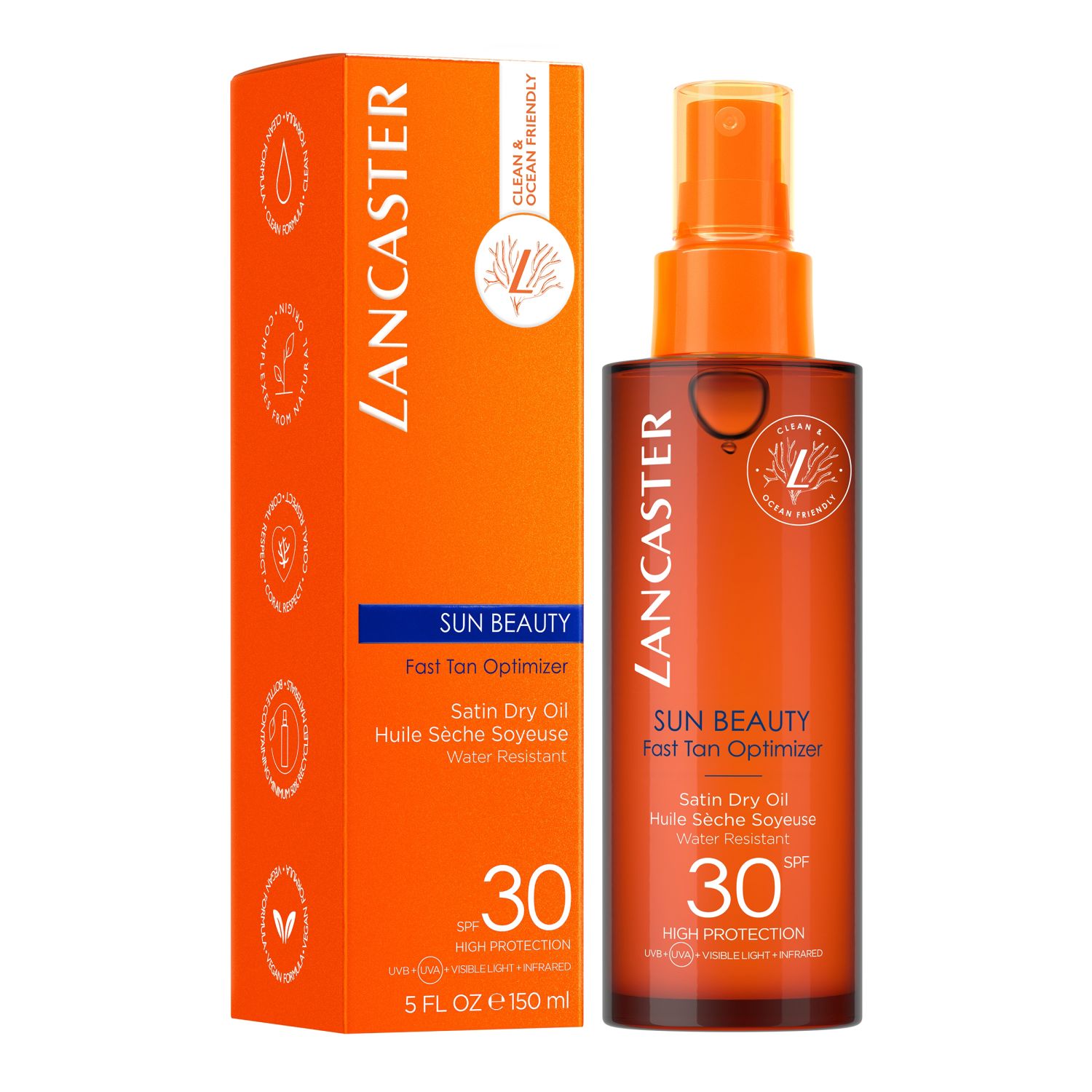 SUN BEAUTY  Pflegendes Sonnenöl für schnelles Bräunen SPF30