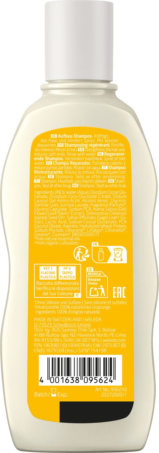 Hafer Aufbau-Shampoo