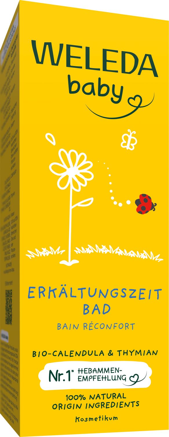 Calendula Erkältungszeit Bad