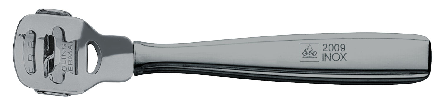 Erbe-Hornhauthobel rostfrei