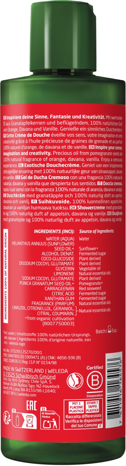 Inspire Shower Cream Granatapfel