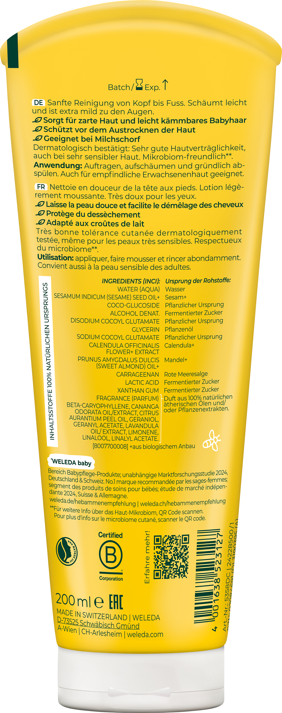 Calendula Waschlotion & Shampoo