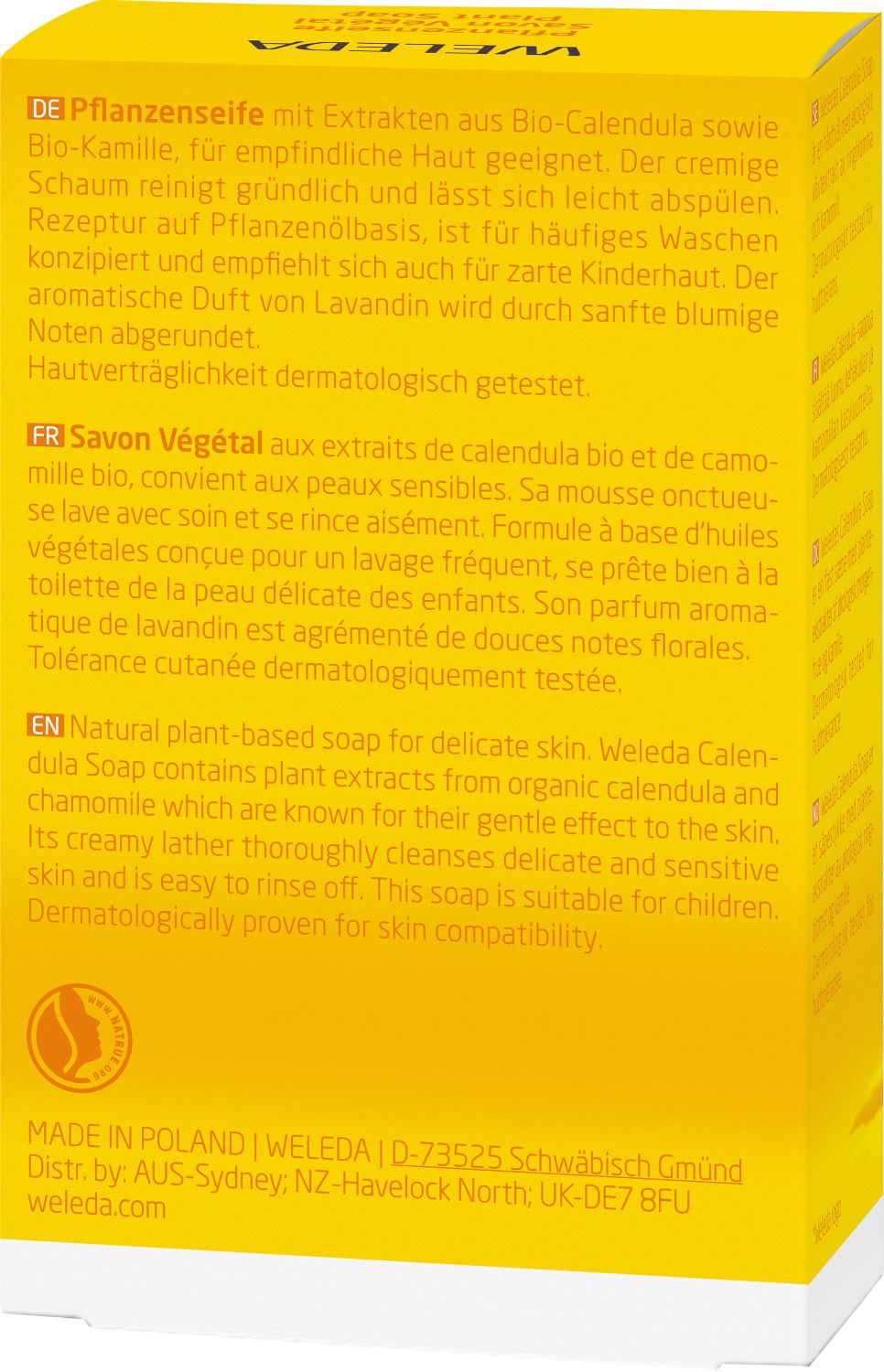 Calendula-Pflanzenseife