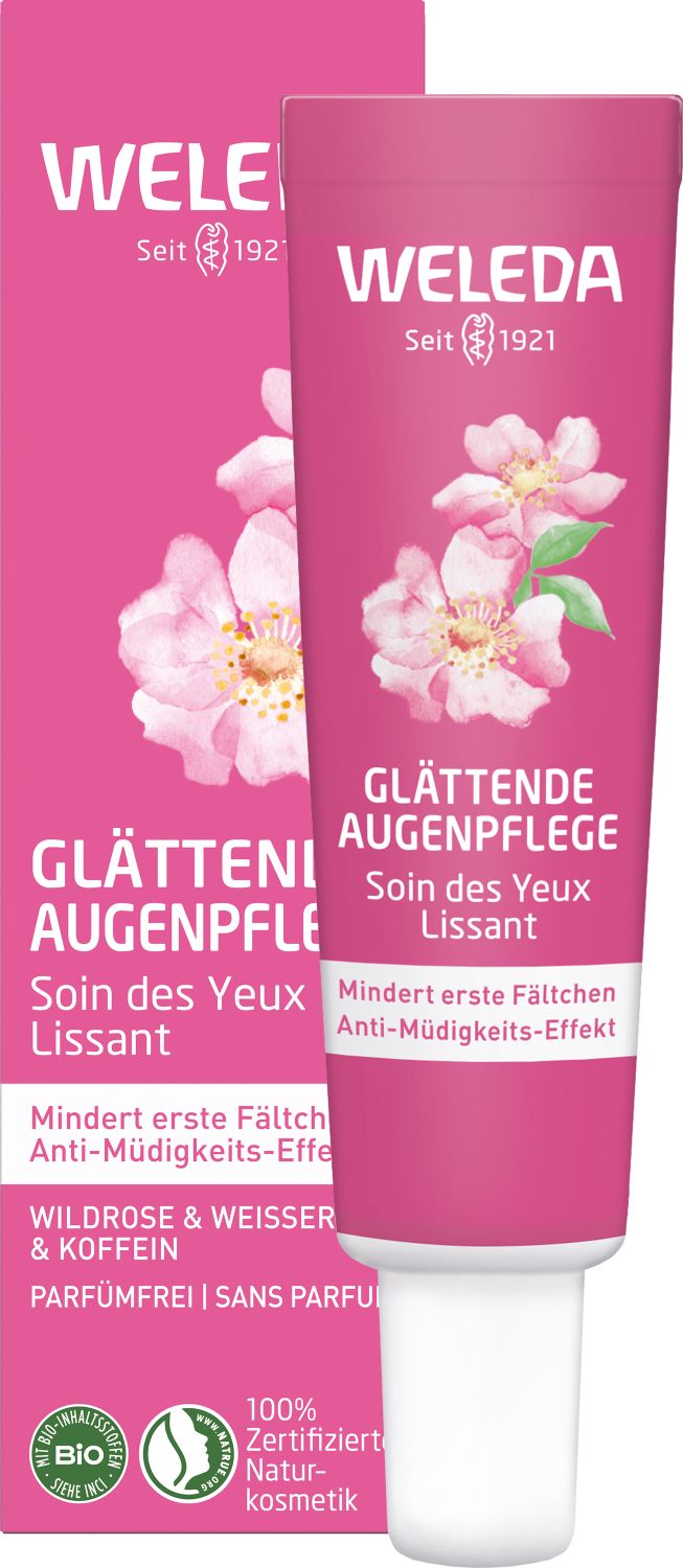 Glättende Augenpflege Wildrose & Weißer Tee
