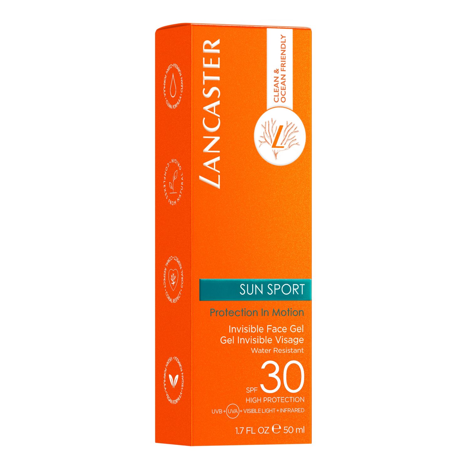 SUN SPORT  Transparentes Gesichtsgel SPF30