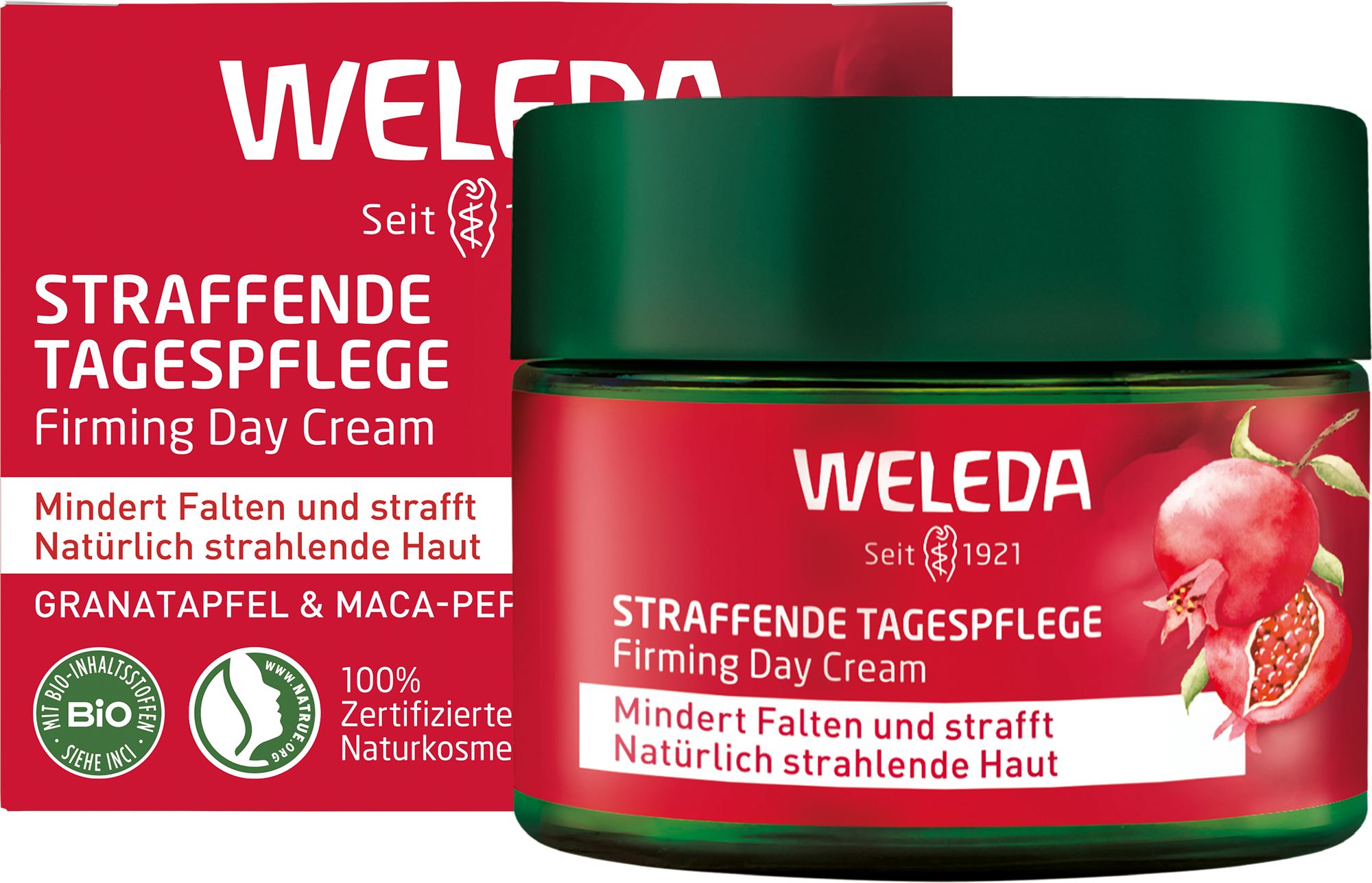 Granatapfel Straffende Tagespflege Granatapfel und Maca-Peptide