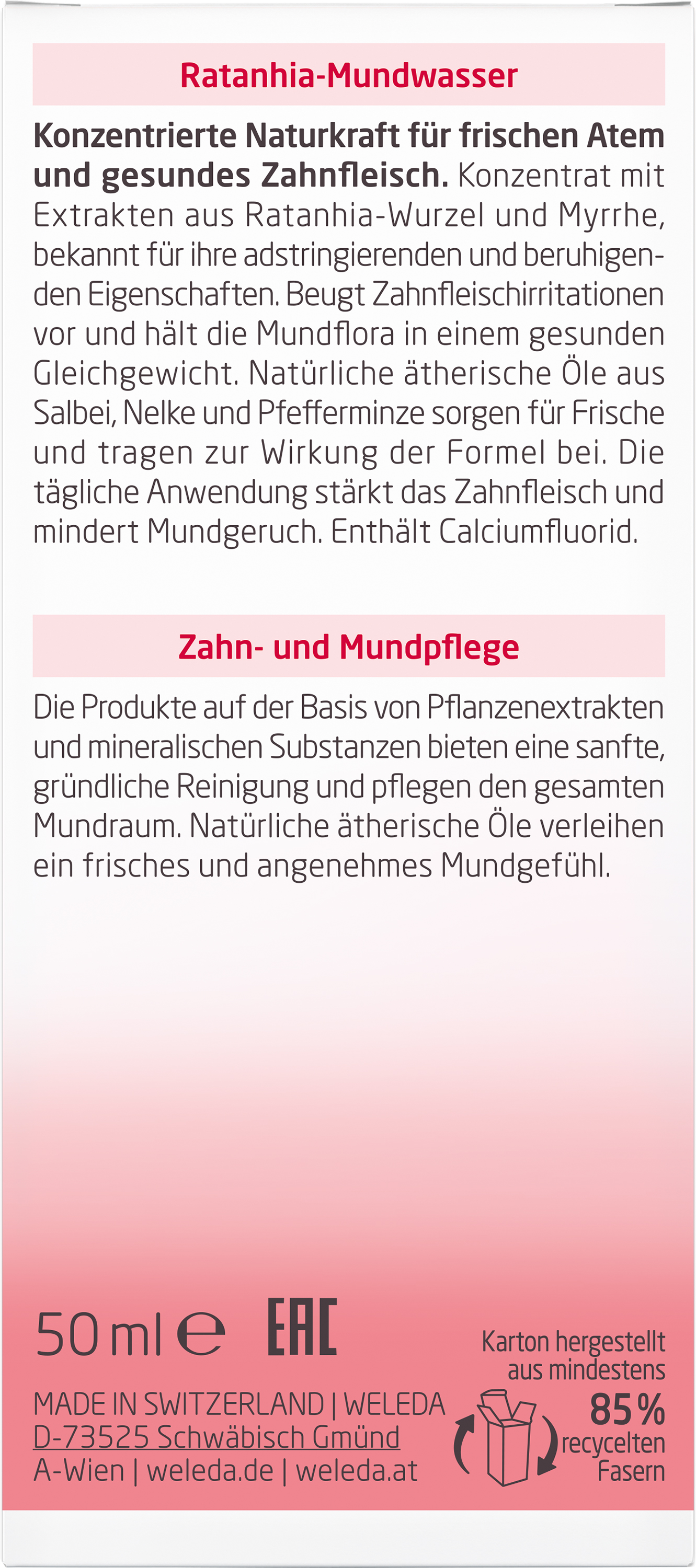 Ratanhia-Mundwasser