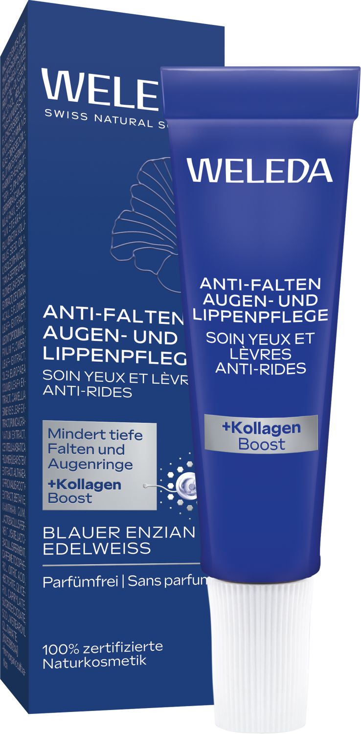 Anti-Falten Augen- und Lippenpflege Blauer Enzian & Edelweiss