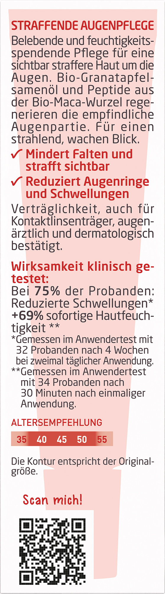 Granatapfel Straffende Augenpflege Granatapfel und Maca-Peptide