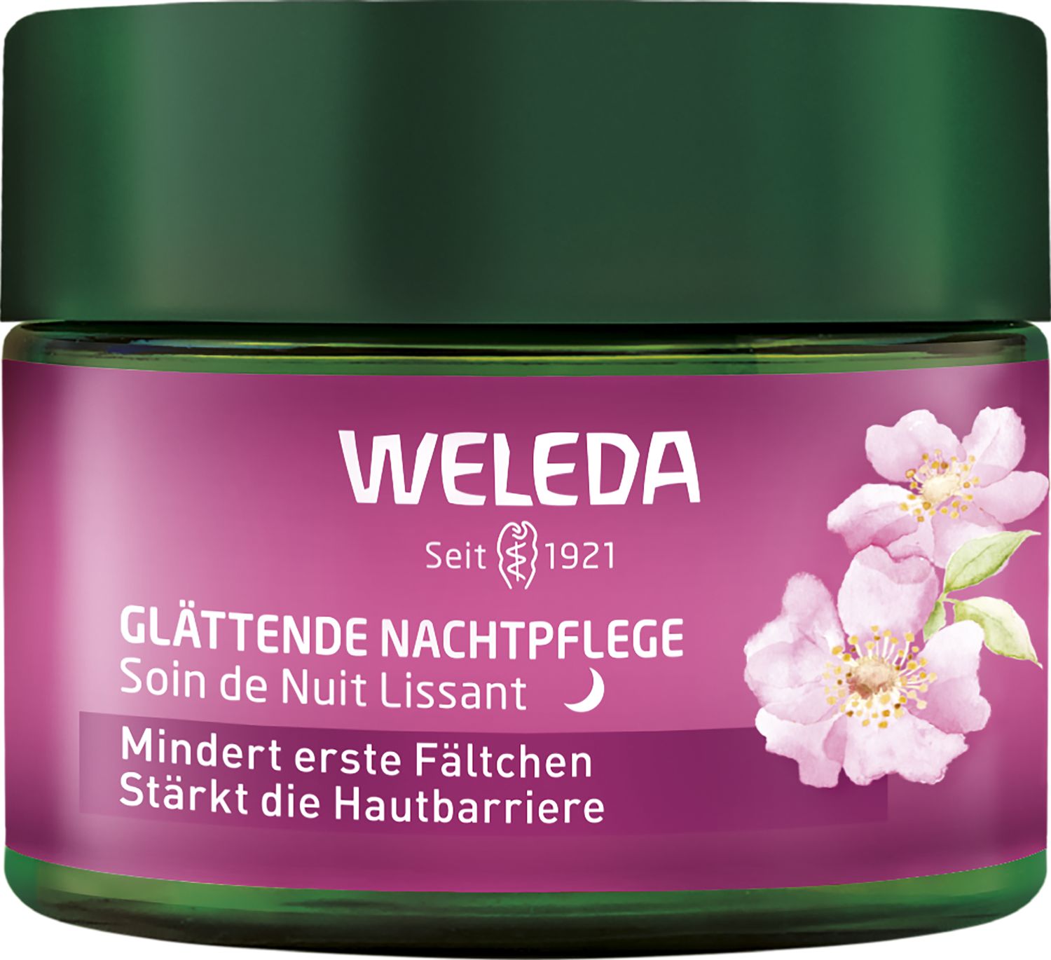 Glättende Nachtpflege Wildrose & Weißer Tee