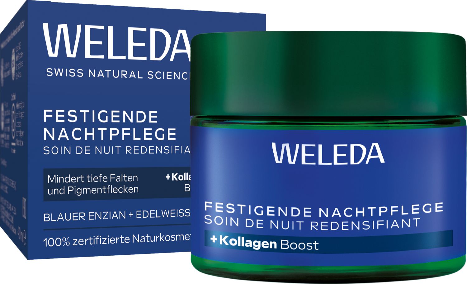 Festigende Nachtpflege Blauer Enzian & Edelweiss