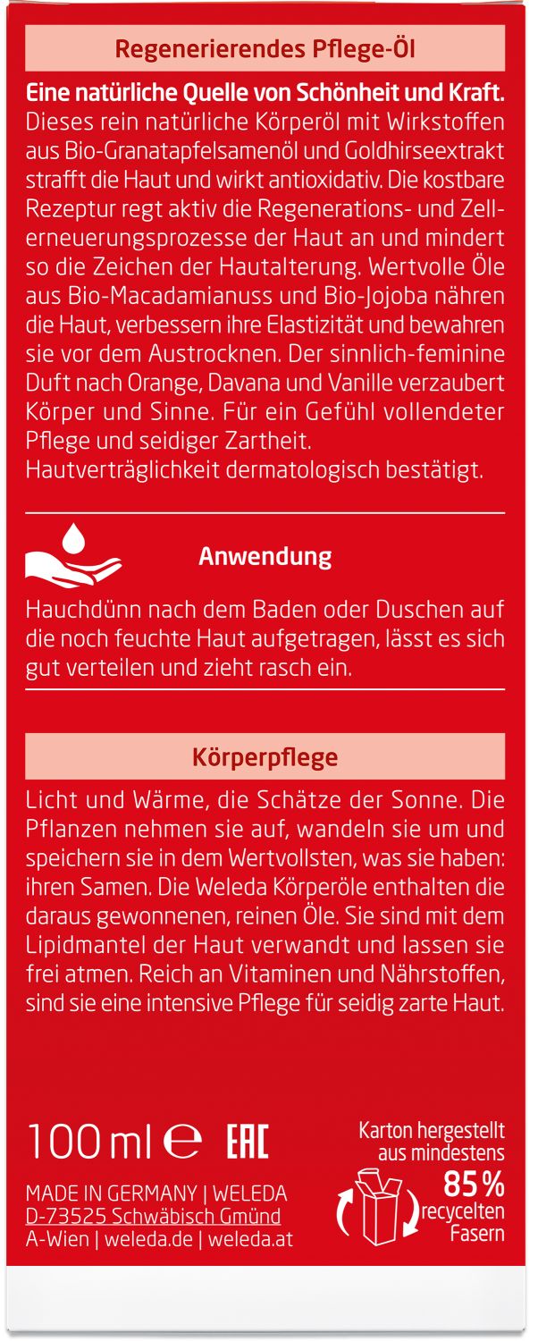 Granatapfel Regenerierendes Pflege-Öl
