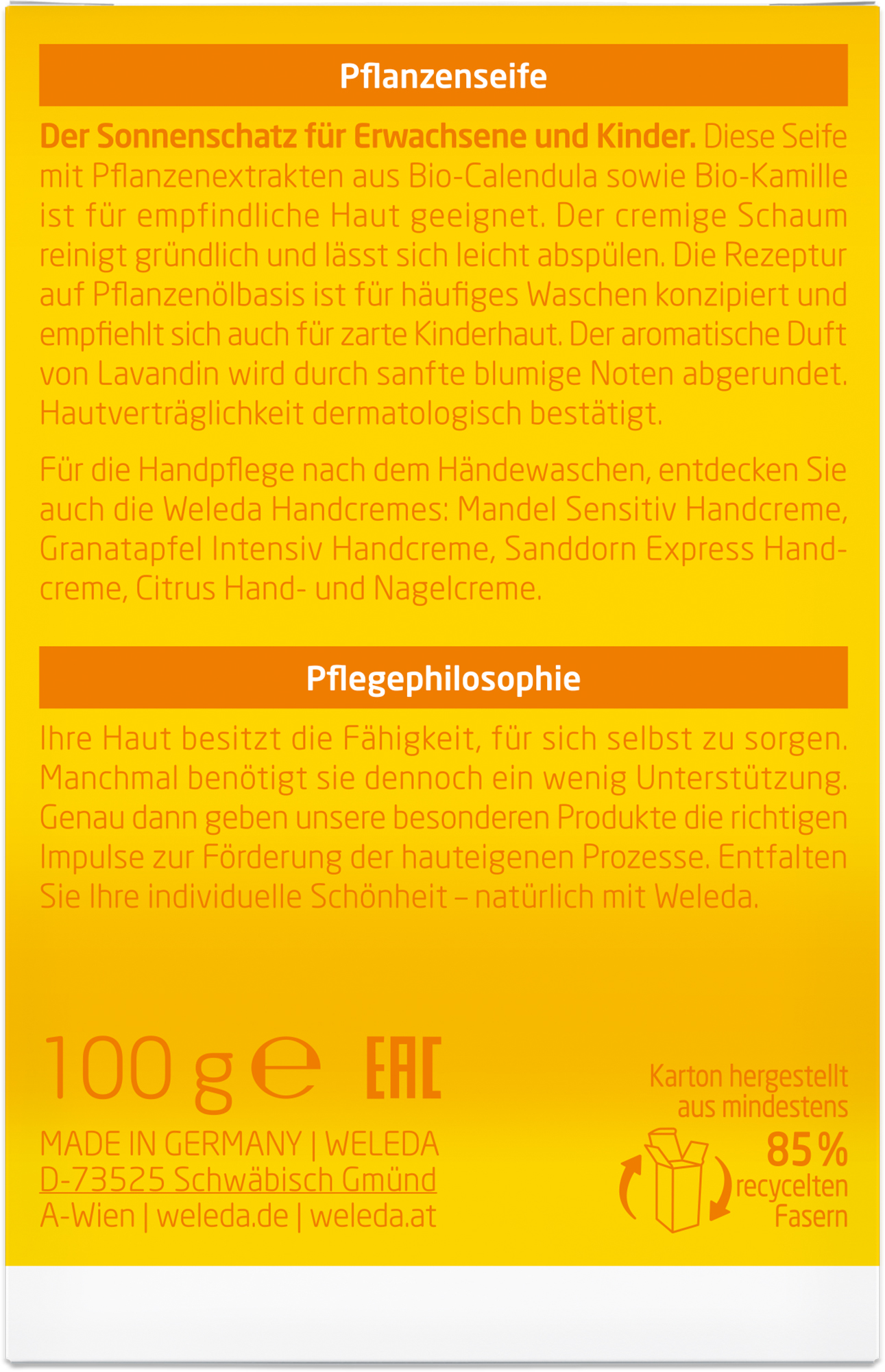 Calendula-Pflanzenseife