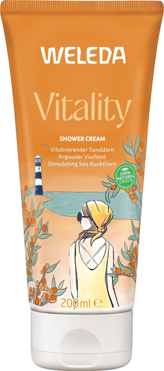 Sanddorn-Vitalisierungsdusche