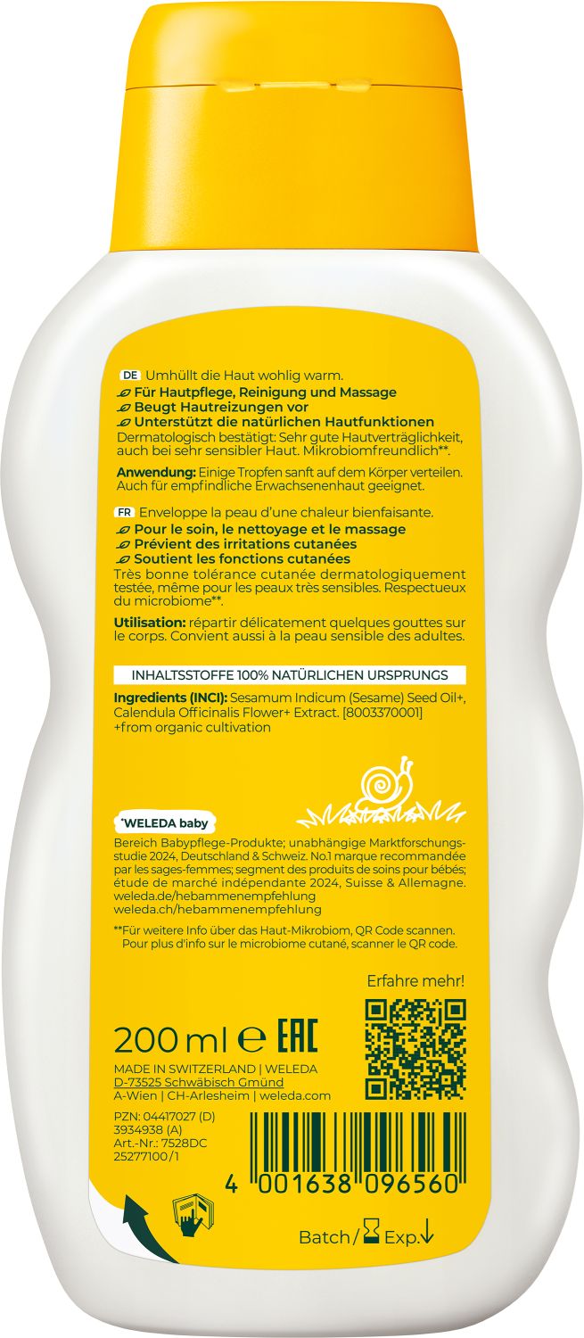 Calendula Pflegeöl Parfümfrei