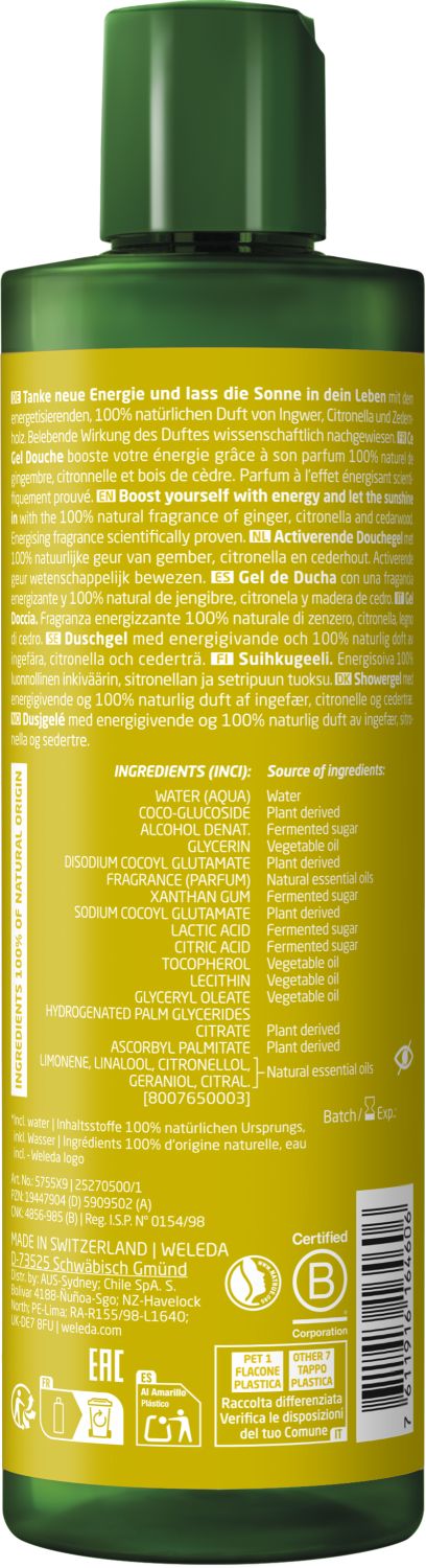 Energy Shower Gel Ingwer