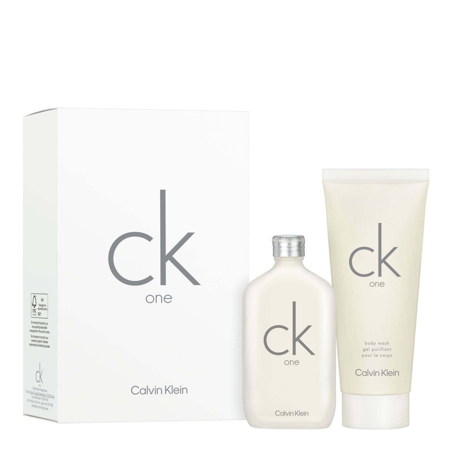 cK one Set EDT 50ml+HWB 100ml
