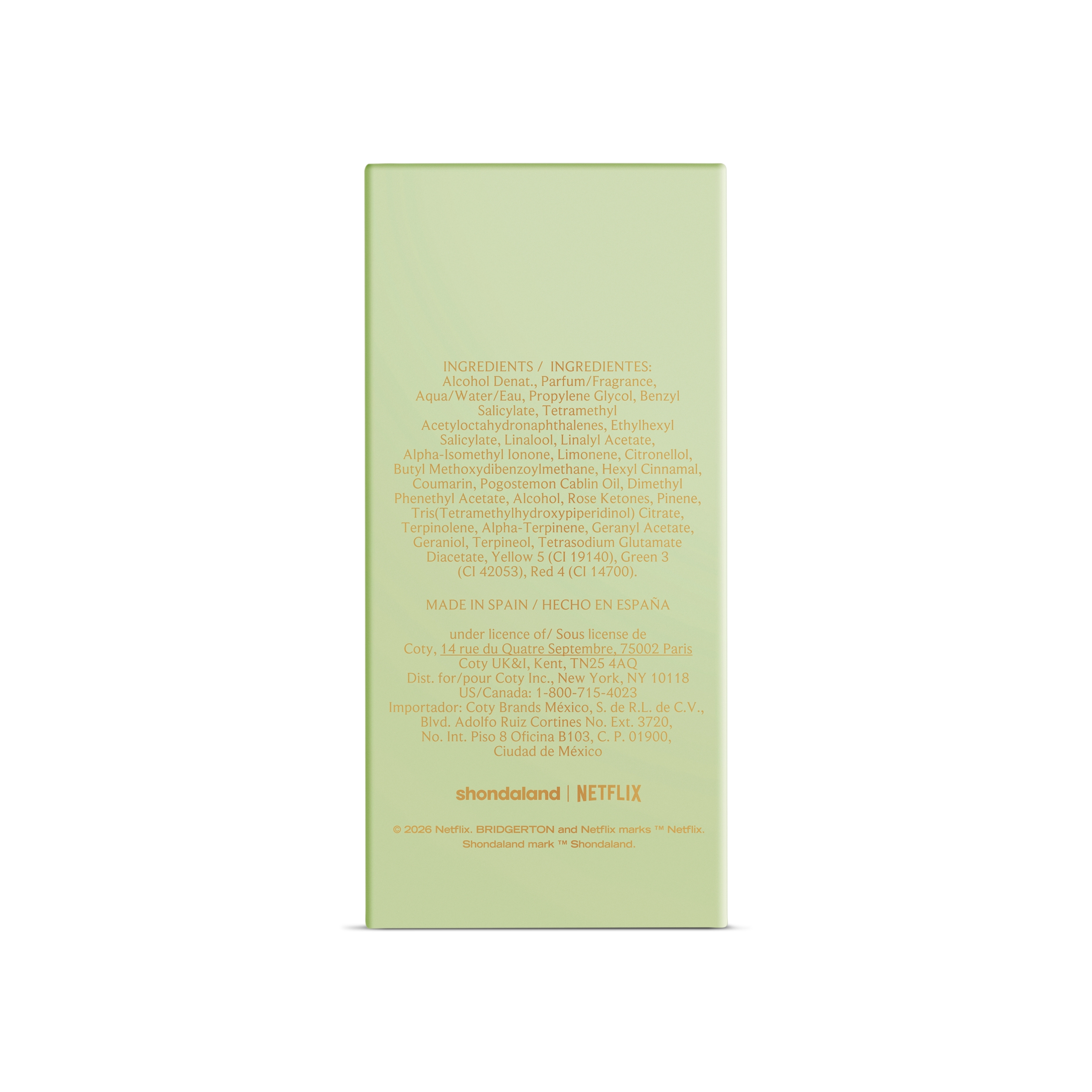 Bridgerton Vanilla Eau de Parfum