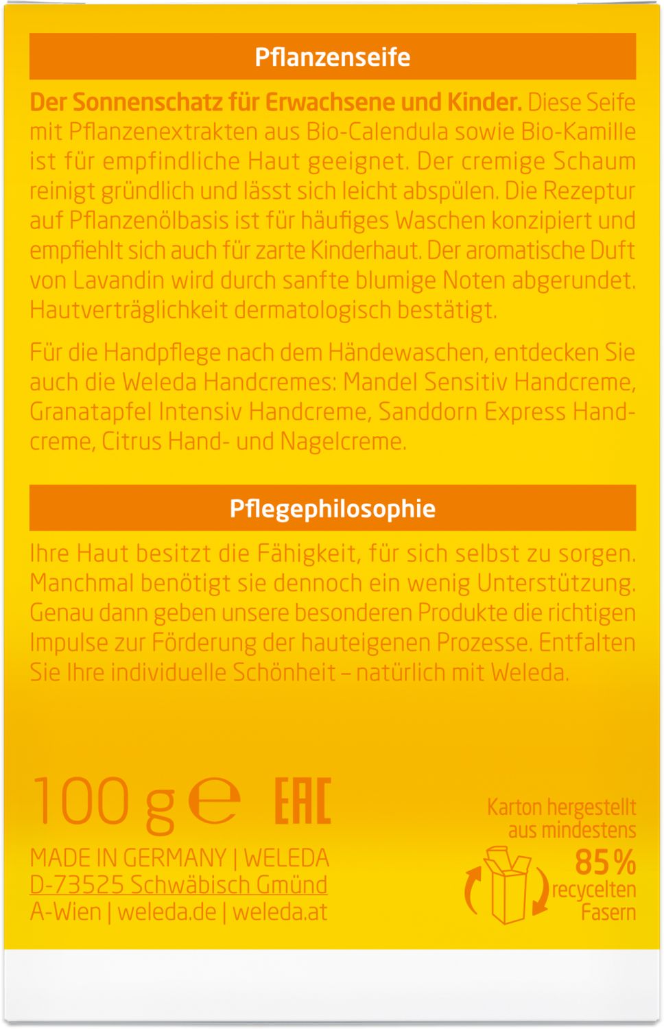 Calendula-Pflanzenseife