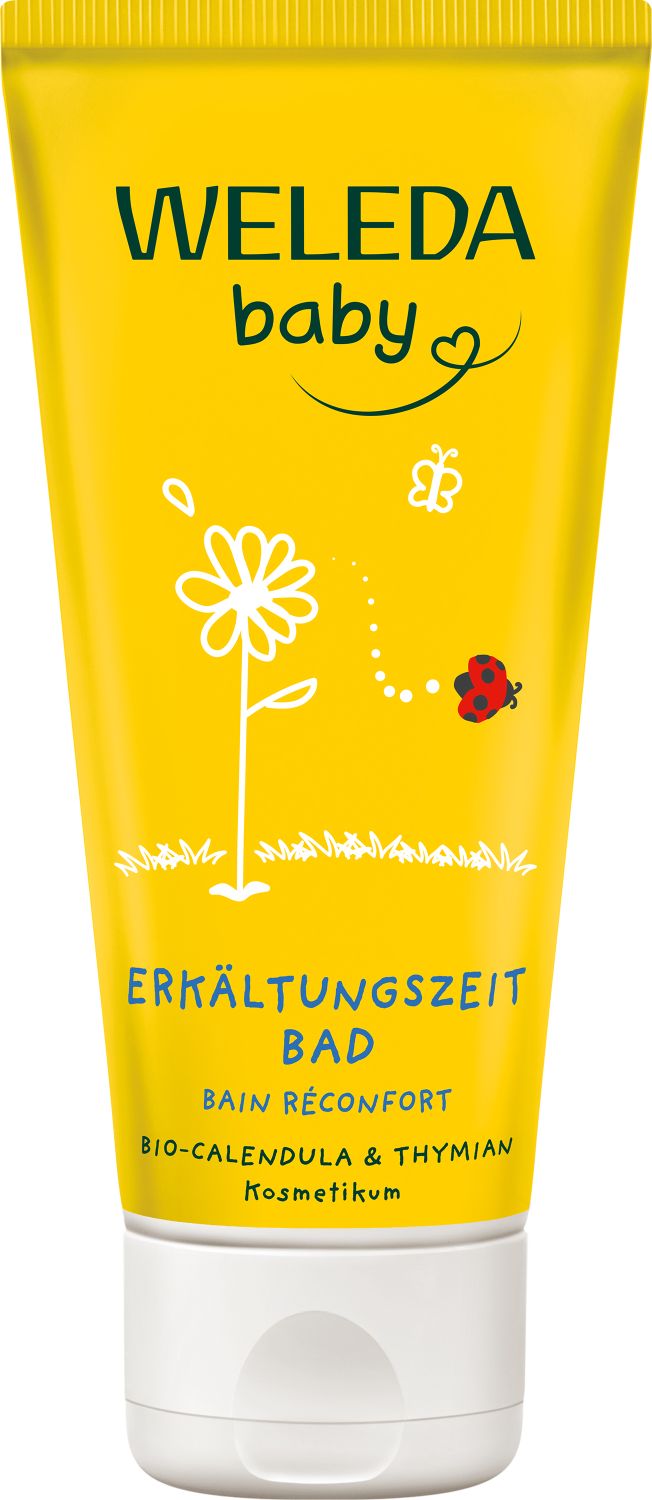 Calendula Erkältungszeit Bad