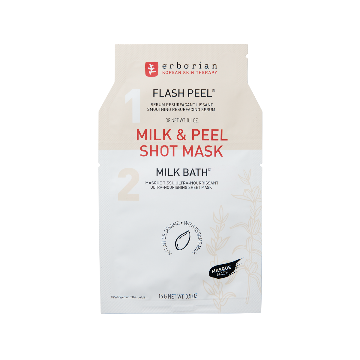 ERB Milk&Peel Shot Mask 15g