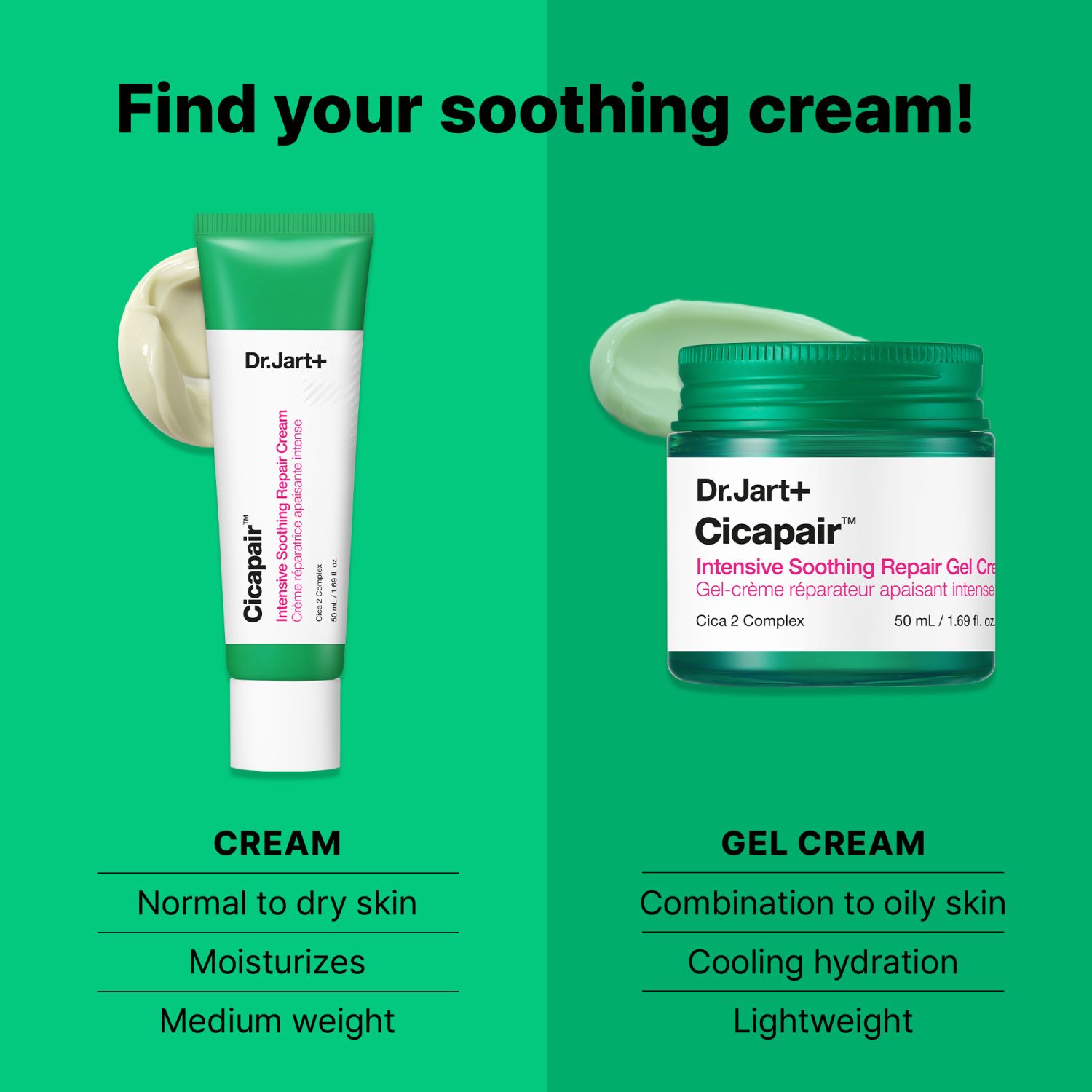 Dr.Jart+ Cicapair Intensive Soothing Repair Gel Cream